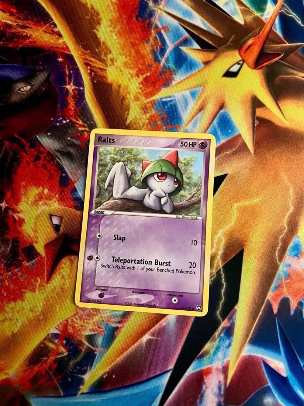 Pokémon Ralts Ex Power Keepers card 2007